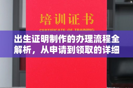 中坜出生证明制作的办理流程全解析，从申请到领取的详细指南